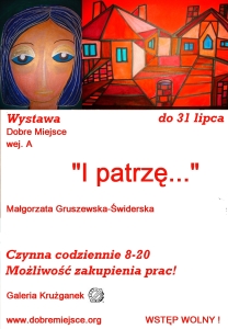 Wystawa malarstwa lekarki Małgorzaty Gruszewskiej-Świderskiej „I patrzę…” 