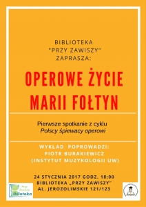 Operowe życie Marii Fołtyn