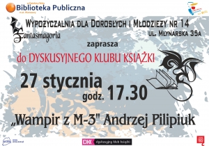 Dyskusyjny Klub Książki: "Wampir z M-3" Andrzeja Pilipiuka