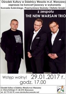 Koncert The New Warsaw Trio w Wesołej
