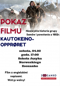 Pokaz filmu "Kautokeino-opprøret" ("Bunt w Kautokeino")