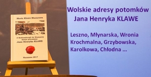 Spotkanie autorskie Marii Klawe-Mazurowej autorki książki "Z Meklemburgii do Warszawy. Dzieje Potomków Jana Henryka Klawe"