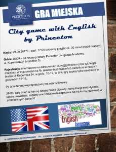 Gra miejska - City Game with English by Princeton
