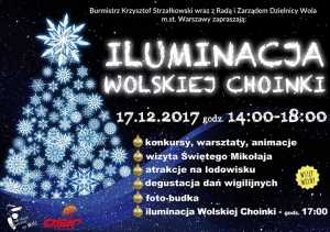 Iluminacja Wolskiej Choinki