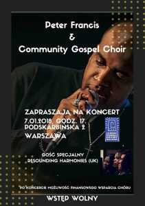 Koncert Peter Francis & Community Gospel Choir