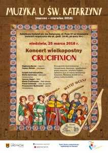 Koncert Wielkopostny CRUCIFIXON - Muzyka u św. Katarzyny
