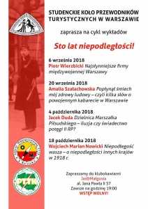 100 lat niepodległości - Wykład: Dzielnica Marszałka Piłsudskiego – iluzja czy świadectwo potęgi II RP?