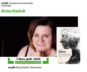 Spotkanie z Anną Kasiak, autorką kryminału "Za zakrętem"
