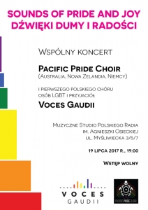 Koncert chórów LGBTQ “Dźwięki dumy i radości”