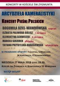 Arcydzieła Kameralistyki - Koncert pieśni polskich