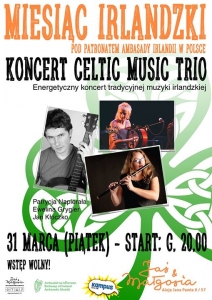 Miesiąc Irlandzki: Koncert Celtic Music Trio