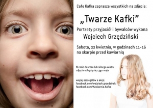 Wojciech Grzędziński "Twarze Kafki" - sesja zdjęciowa