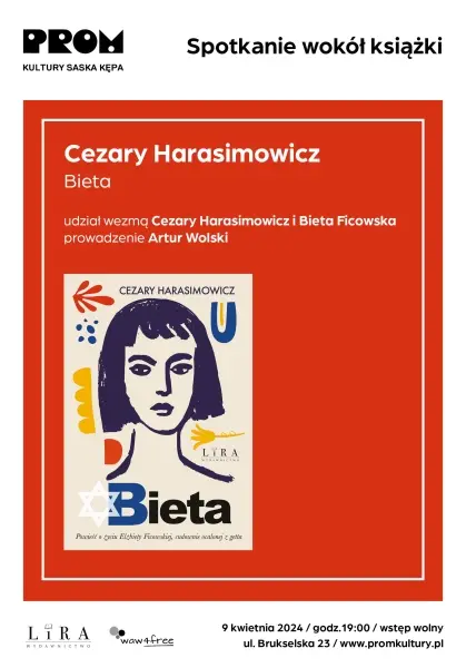 Spotkanie wokół książki „Bieta” Cezarego Harasimowicza