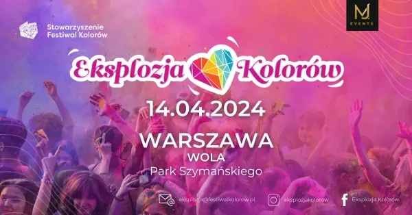 Eksplozja Kolorów na warszawskiej Woli