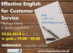 Obsługa Klienta w języku angielskim