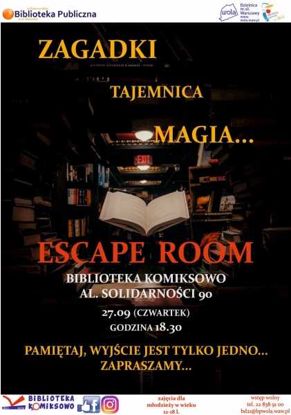 Escape Room w Bibliotece Komiksowo