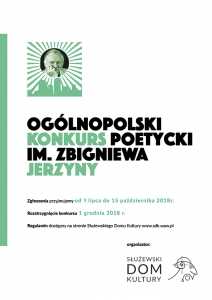 III. Ogólnopolski Konkurs Poetycki im. Zbigniewa Jerzyny