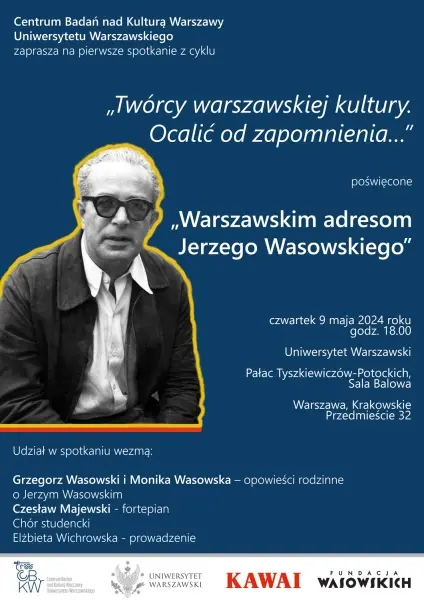 Spotkanie: Warszawskie adresy Jerzego Wasowskiego 